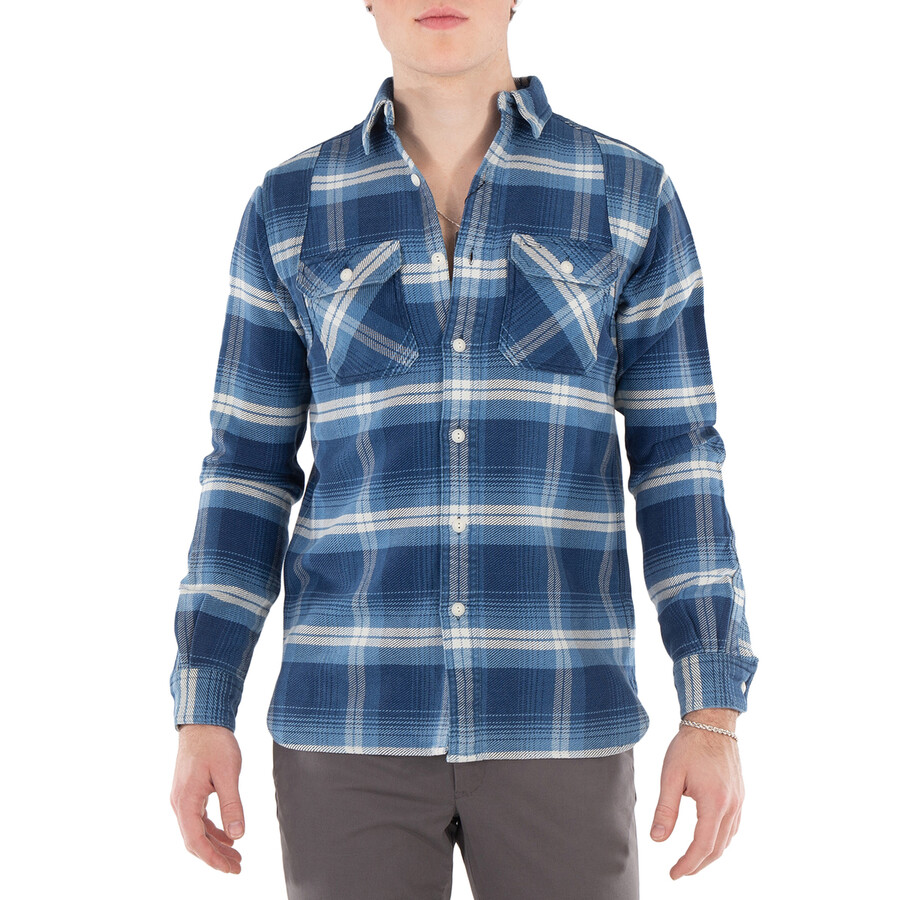 Check-Pattern Cotton Shirt