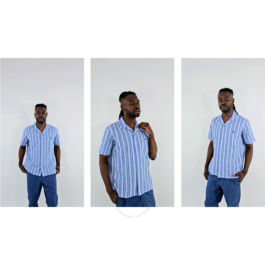 Polo Ralph Lauren Clady Seersucker Stripe Shirt, Size X