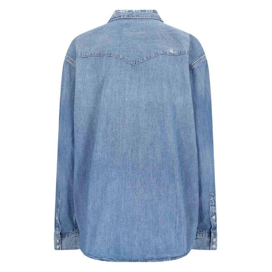 Polo Ralph Lauren Western Denim Shirt In Blue