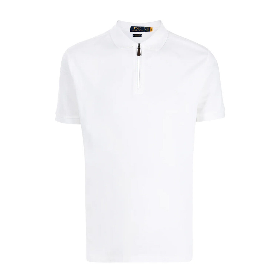 Custom Slim Fit Stretch Mesh Polo Shirt, Size Large
