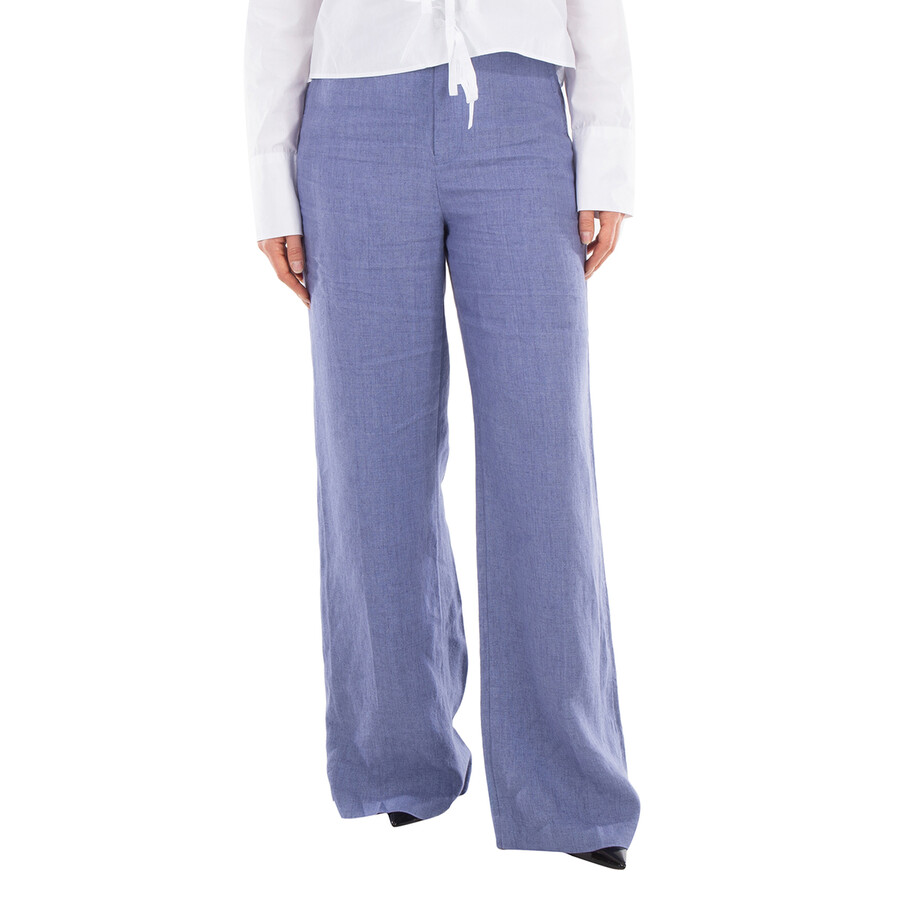 Delave Wide-Leg Linen Pants