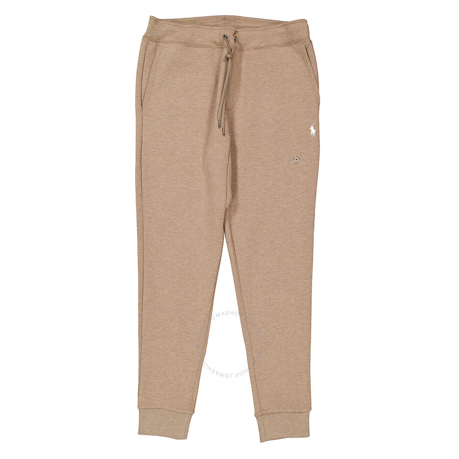 Polo Ralph Lauren Jogging Trousers With Elastic Waistband And Cuffs In Brown