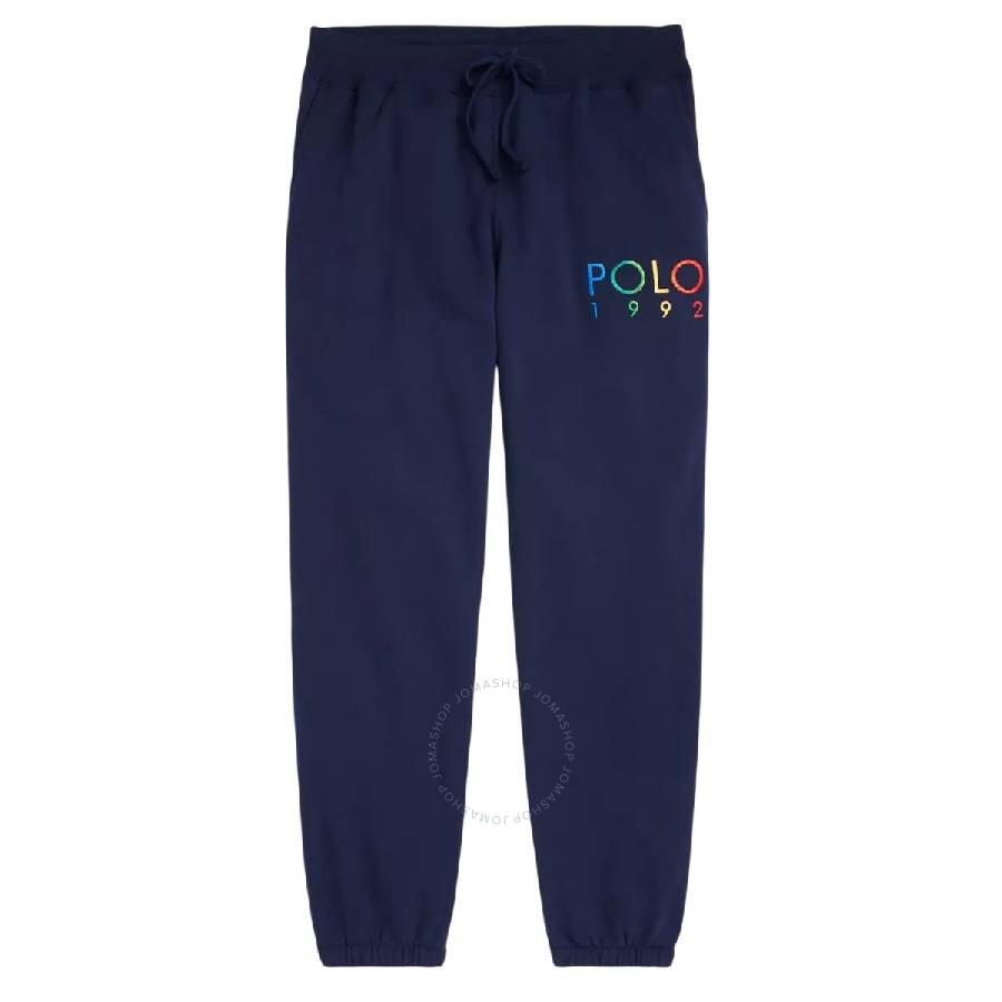 Polo Ralph Lauren Drawstring Embroidered Pony Sweatpants In Blue
