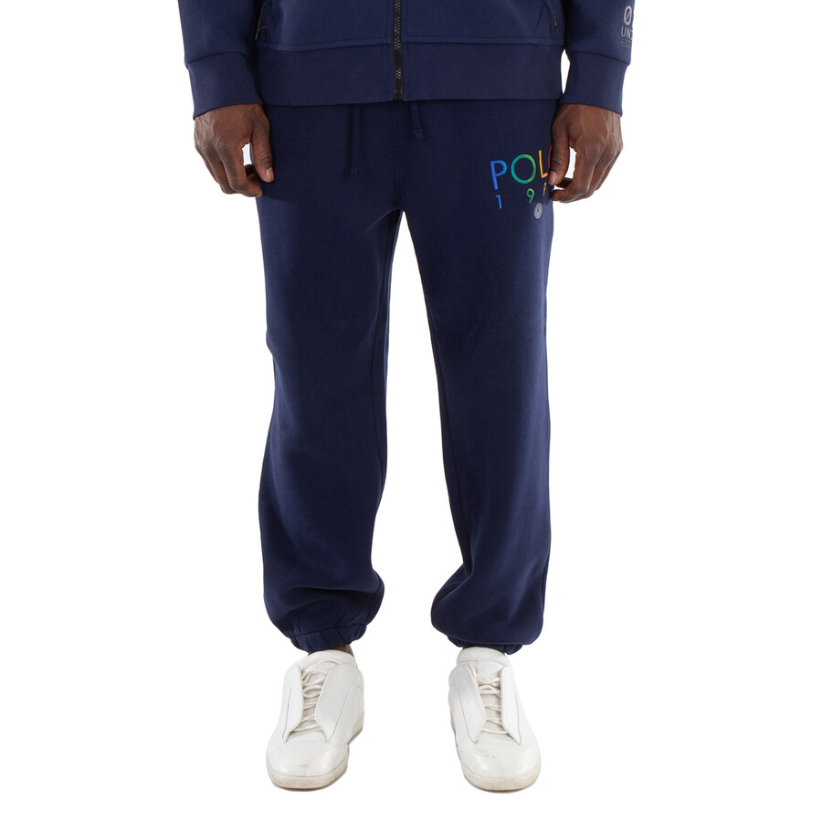 Drawstring Embroidered Pony Sweatpants