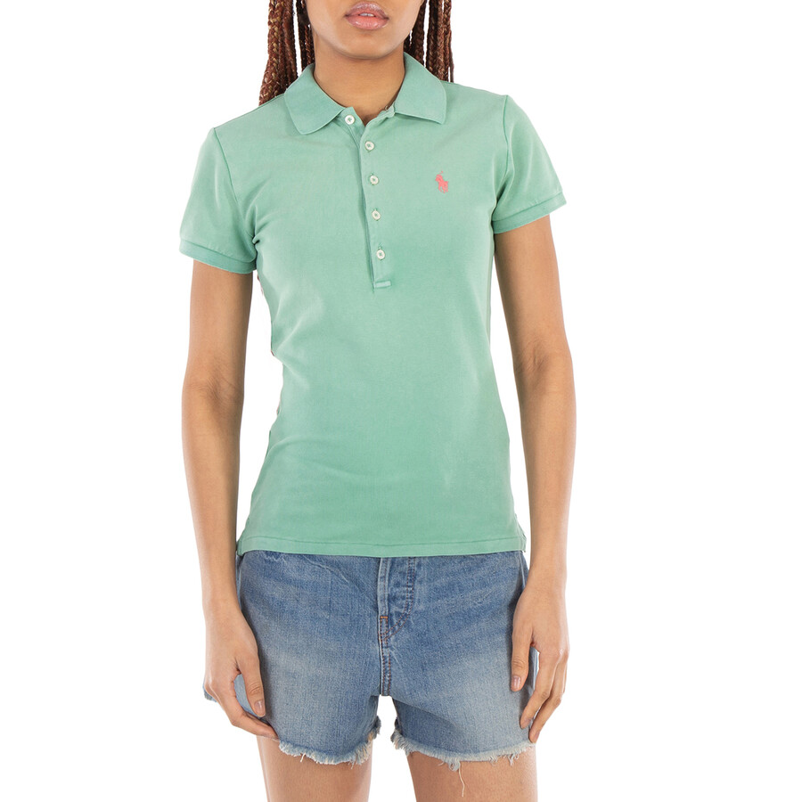 Embroidered Logo Cotton Polo Shirt