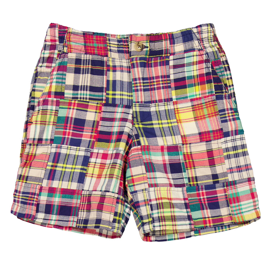 Embroidered Pony Cotton Shorts