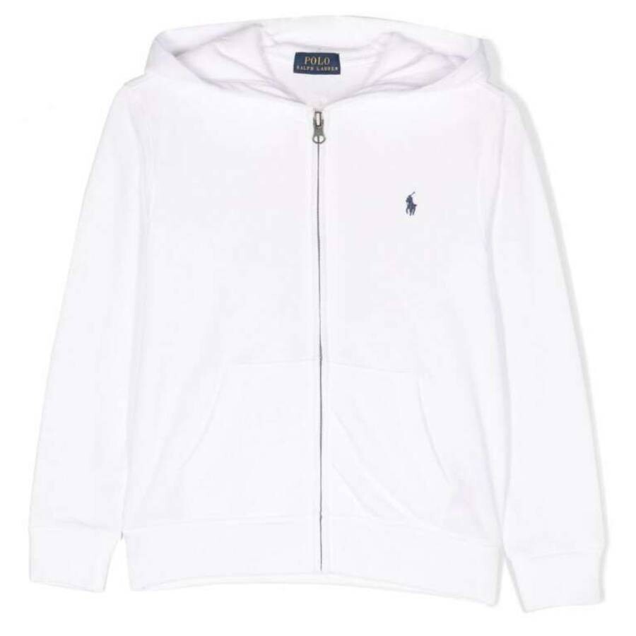Embroidered Pony Full-Zip Hoodie