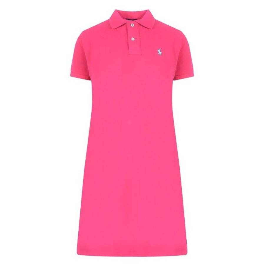 Embroidered-Pony Polo Dress