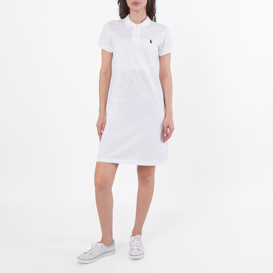 Embroidered-Pony Polo Dress