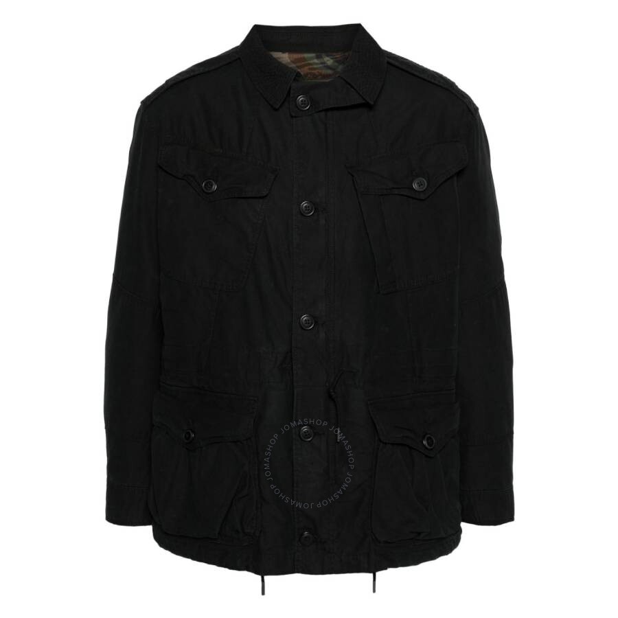 Polo Ralph Lauren Mens Bomber Jacket: Troops Jkt Lined In Black