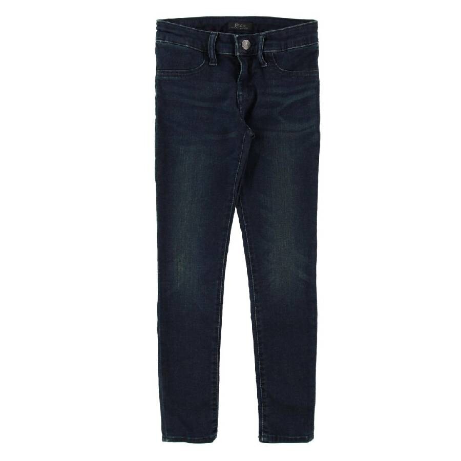 Girls Aubrie Low-Rise Straight-Leg Jeans, Size 8Y