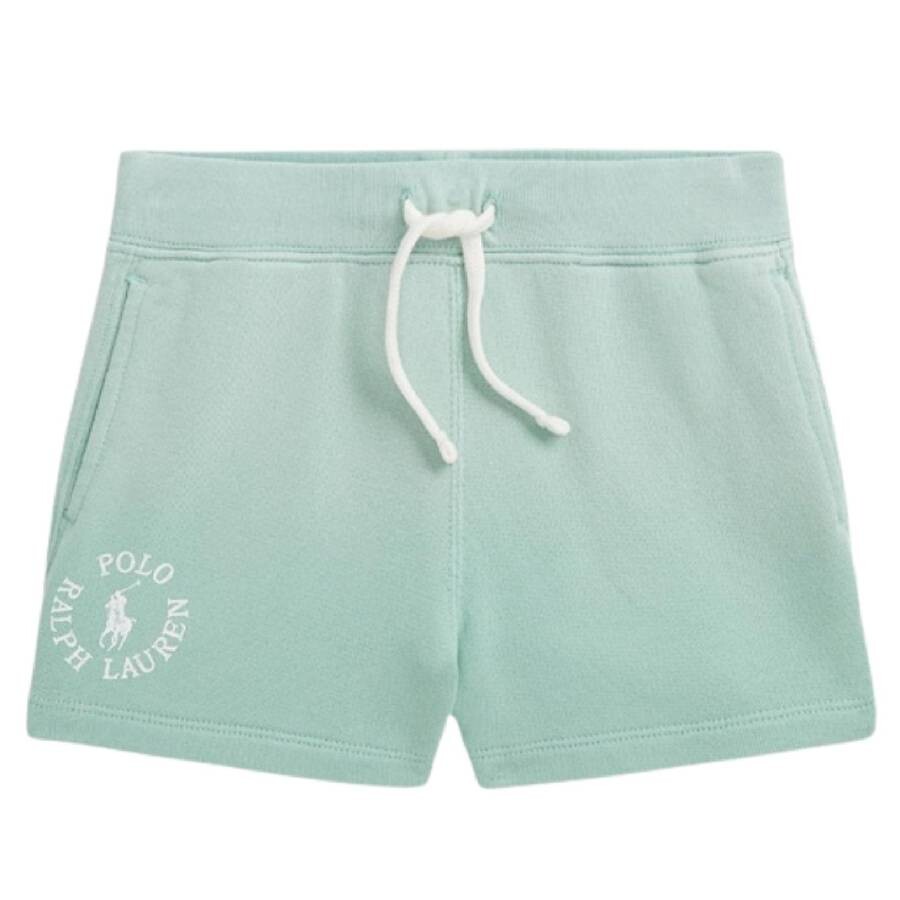 Girls Embroidered Logo Cotton Shorts