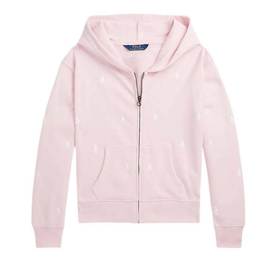 Girls Embroidered Pony Long Sleeve Hoodie