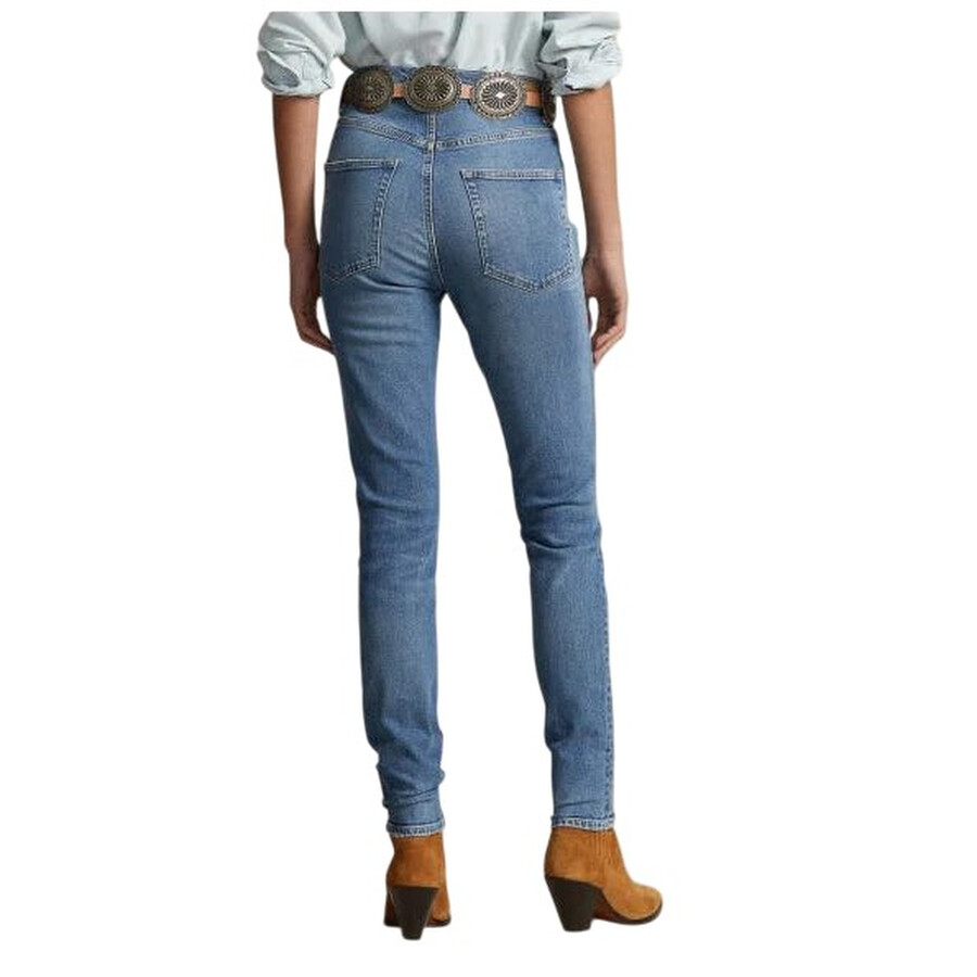 Polo Ralph Lauren High-rise Skinny Jeans In Blue