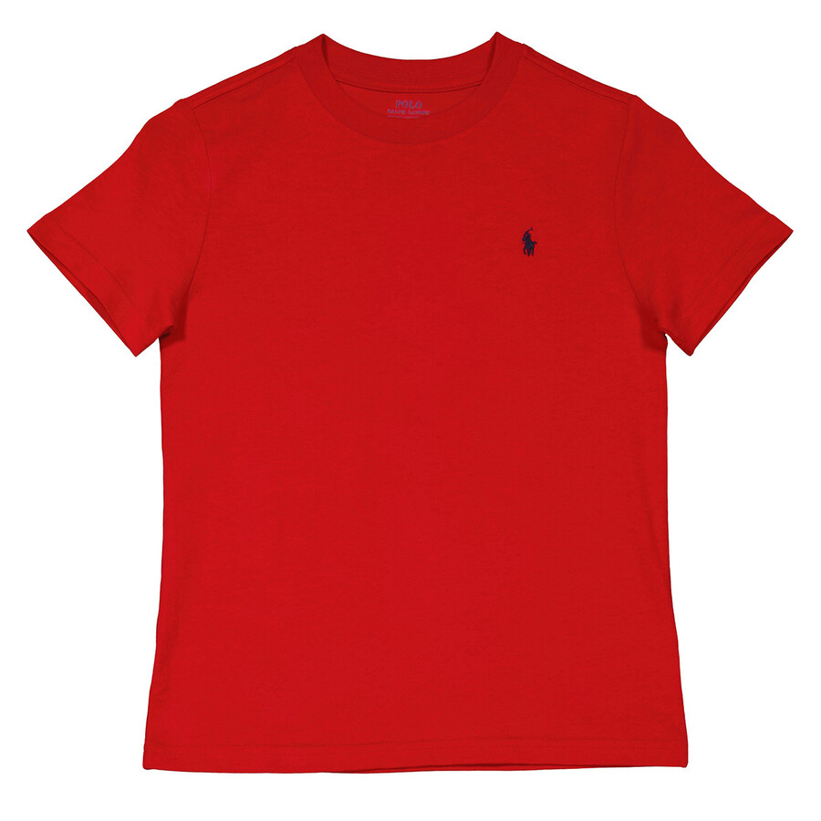 Kids Cotton Jersey Signature Pony T-Shirt