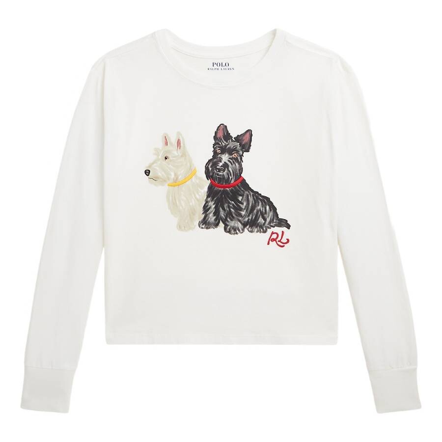 Kids Dog-Print Long-Sleeve T-Shirt