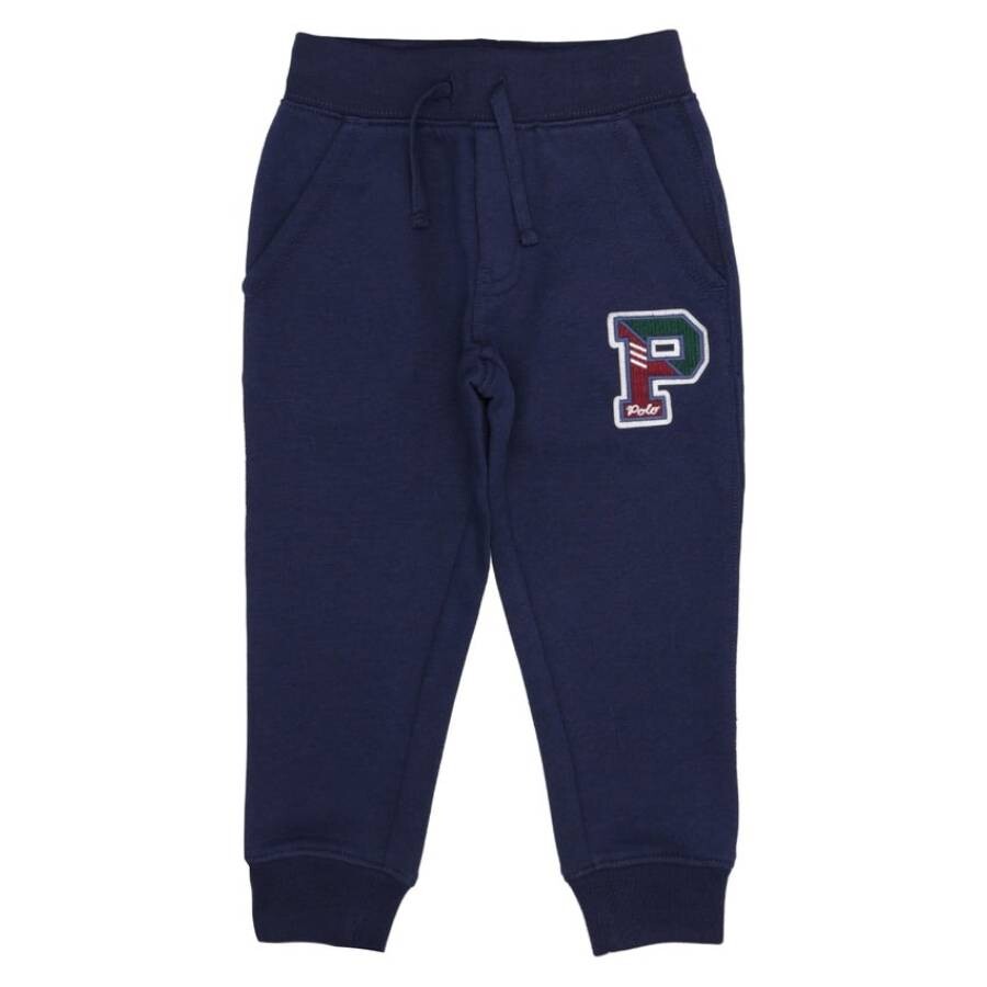 Kids Fleece Letterman Joggers