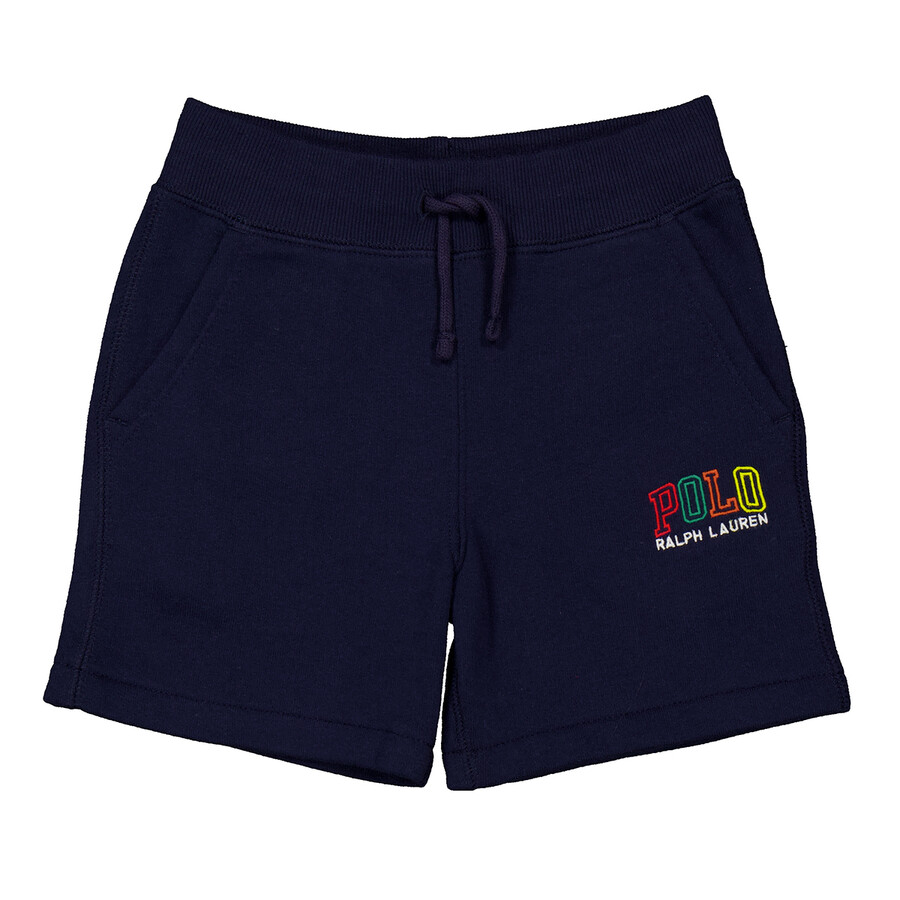 Kids Logo Fleece Shorts, Size 3
