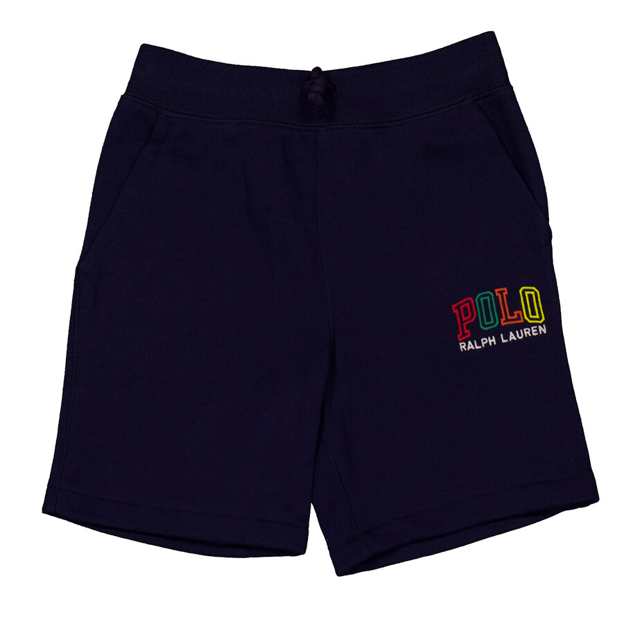 Kids Logo Fleece Shorts, Size 6Y