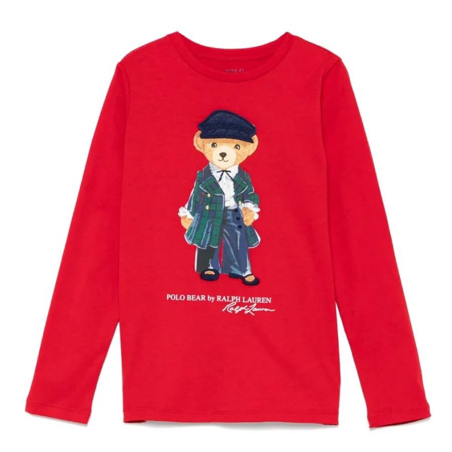 Kids Polo Bear Long-Sleeve T-Shirt