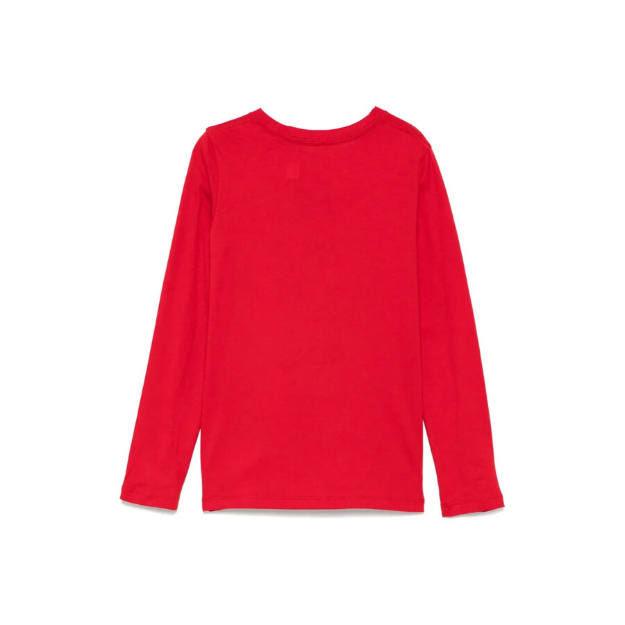 Polo Ralph Lauren Kids Polo Bear Long-sleeve T-shirt In Red