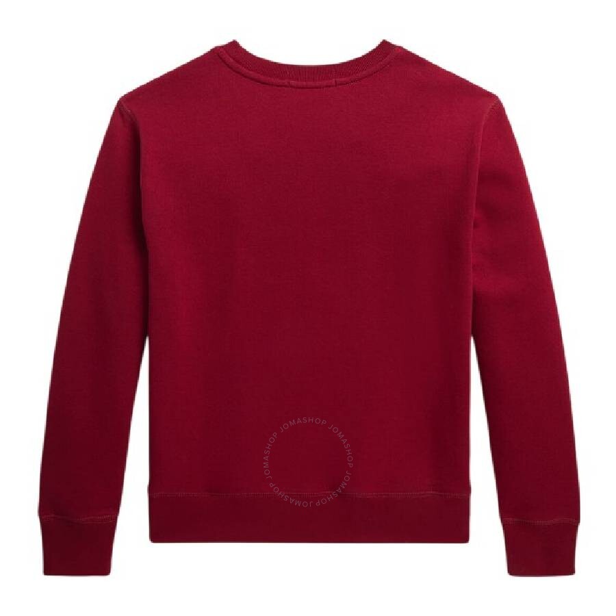 POLO RALPH LAUREN POLO RALPH LAUREN KIDS POLO BEAR PRINT COTTON SWEATSHIRT