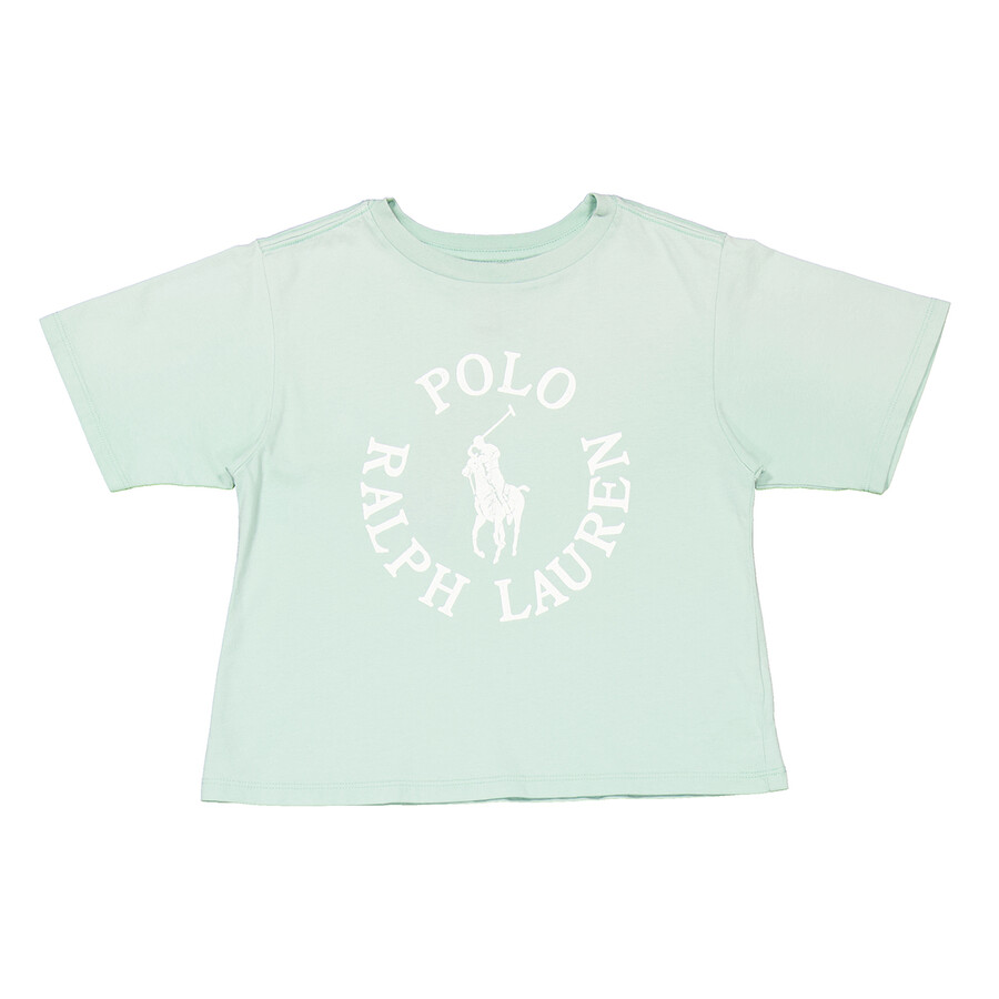 Polo Ralph Lauren Kids Signature Pony Cotton T-shirt In Green