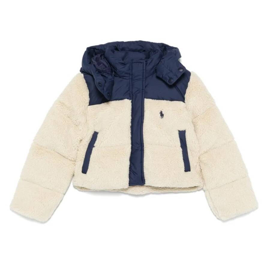 Kids  Teddy Fleece Boxy Hybrid Jacket