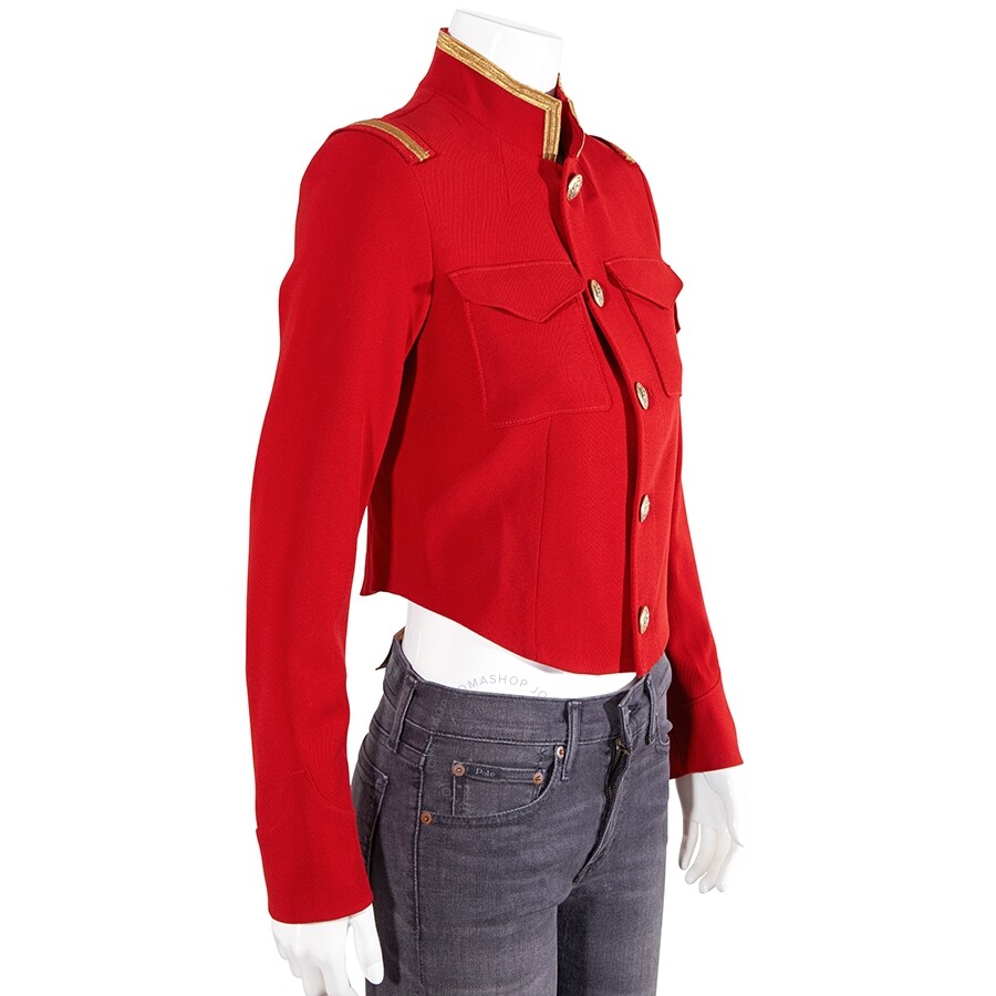 ralph lauren red military jacket