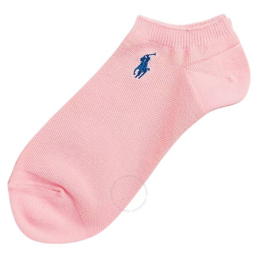 Logo Embroidered Mesh Low-Cut Socks