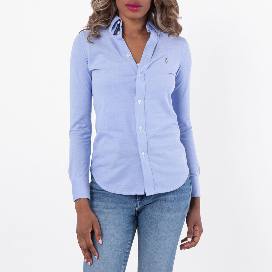 Logo Embroidered Oxford Shirt