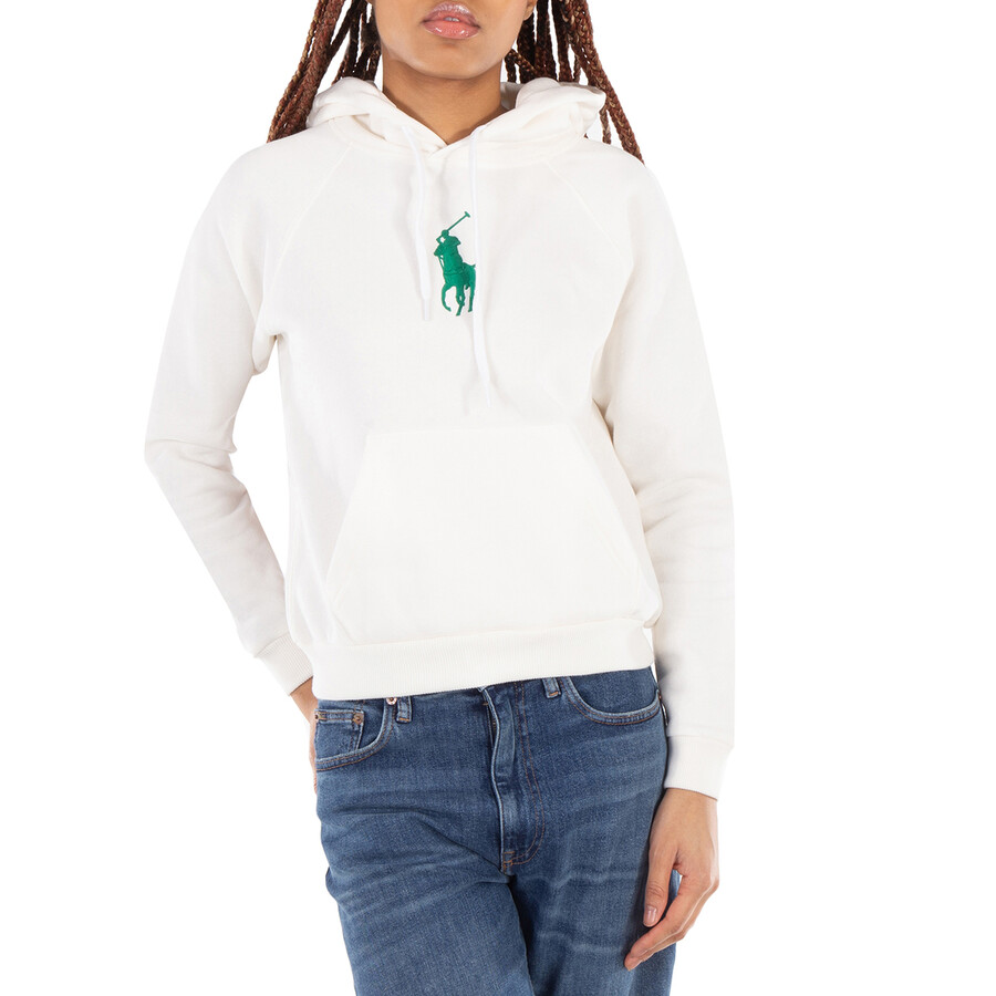 Logo Print Long Sleeve Pull-Over Sweater