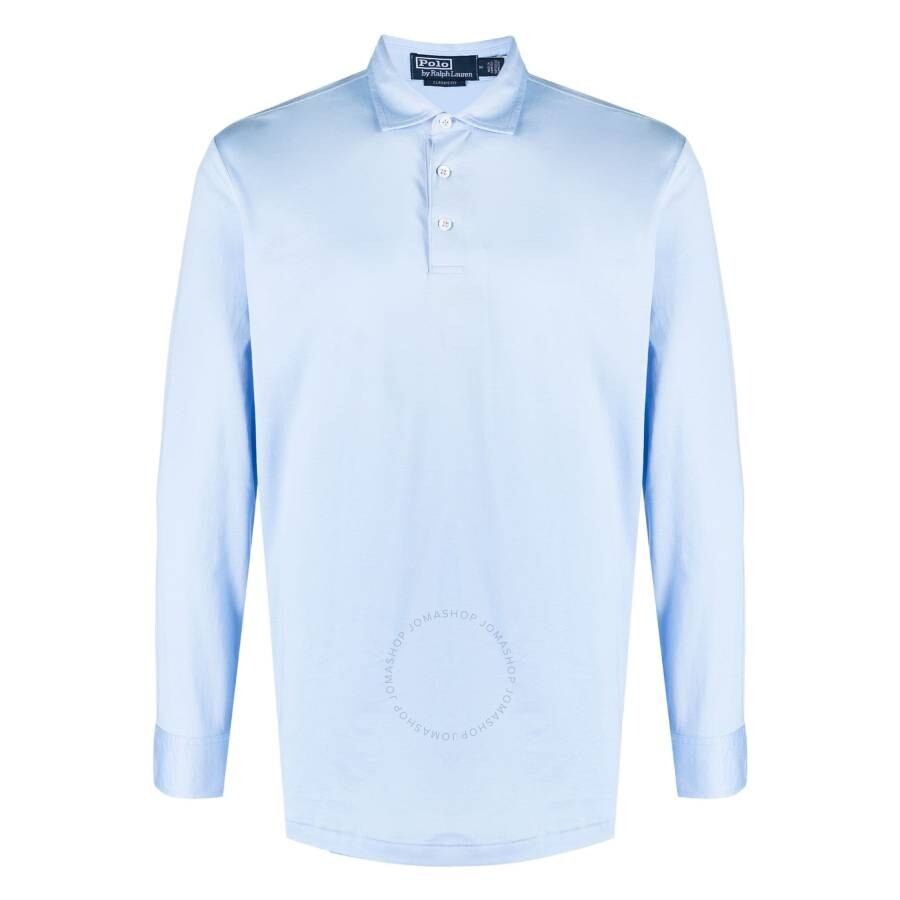 Polo Ralph Lauren Long Sleeve Classic Fit Polo Shirt In Blue