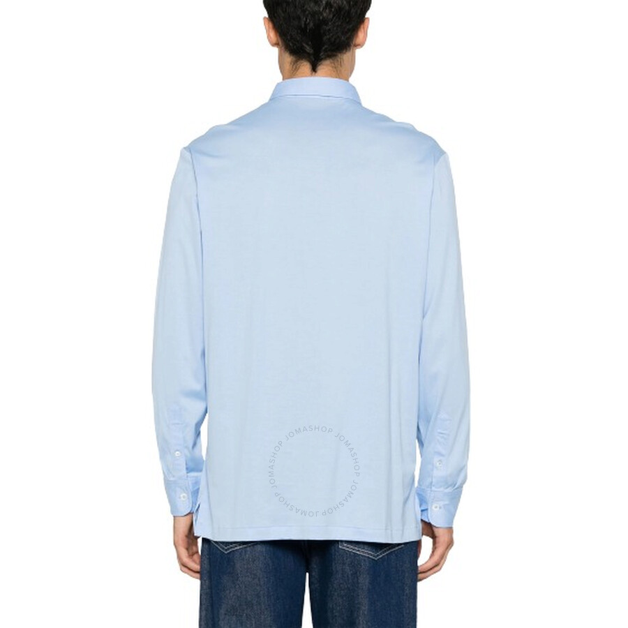 Polo Ralph Lauren Long Sleeve Classic Fit Polo Shirt In Blue