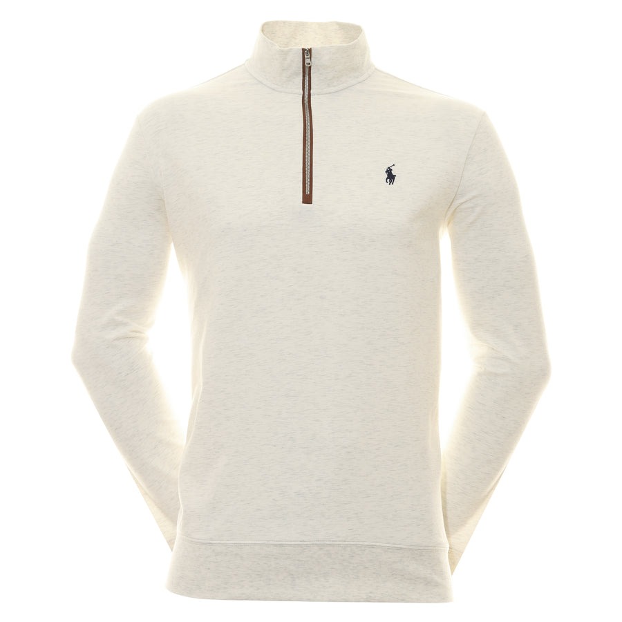 Polo Ralph Lauren Long Sleeve Half Zip Terry Pullover Sweater