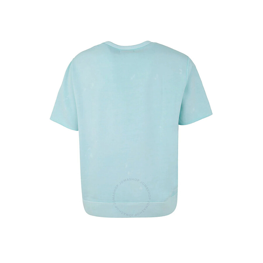 Polo Ralph Lauren Island Acqua Short Sleeve Sweatshirt In Blue