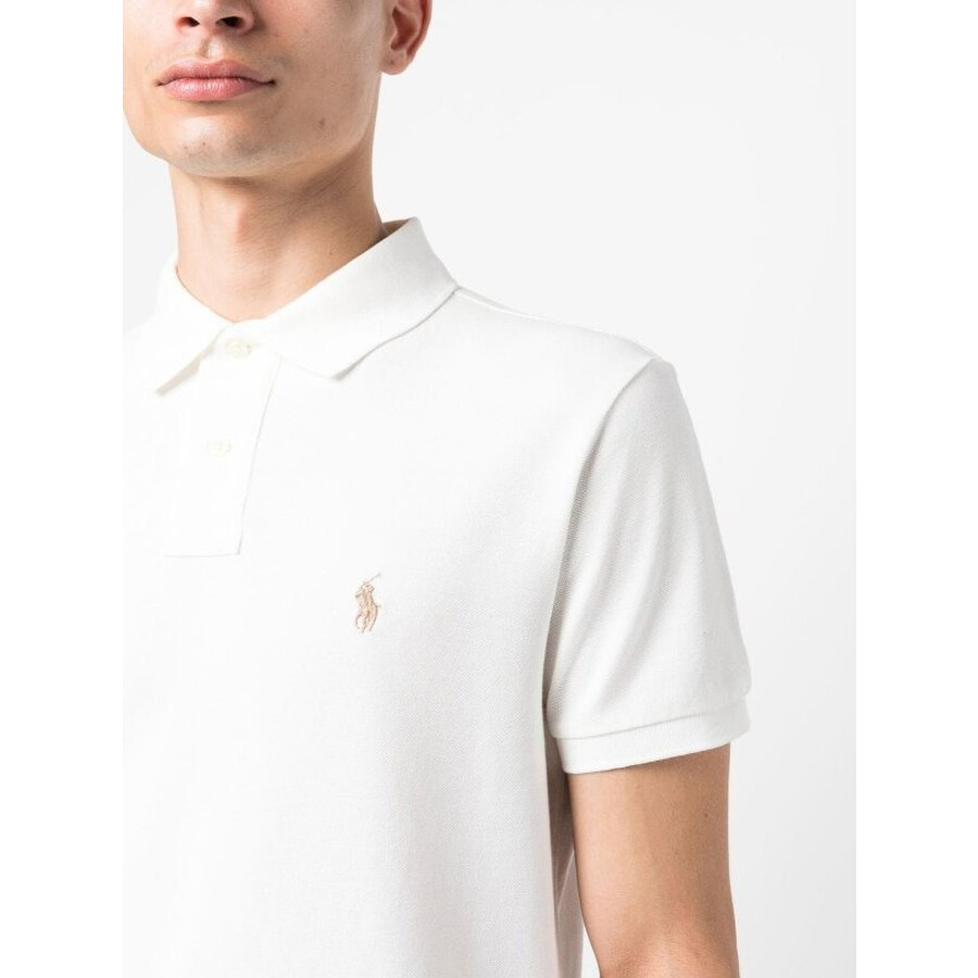 Polo Ralph Lauren Men's Embroidered-logo Polo Shirt In White