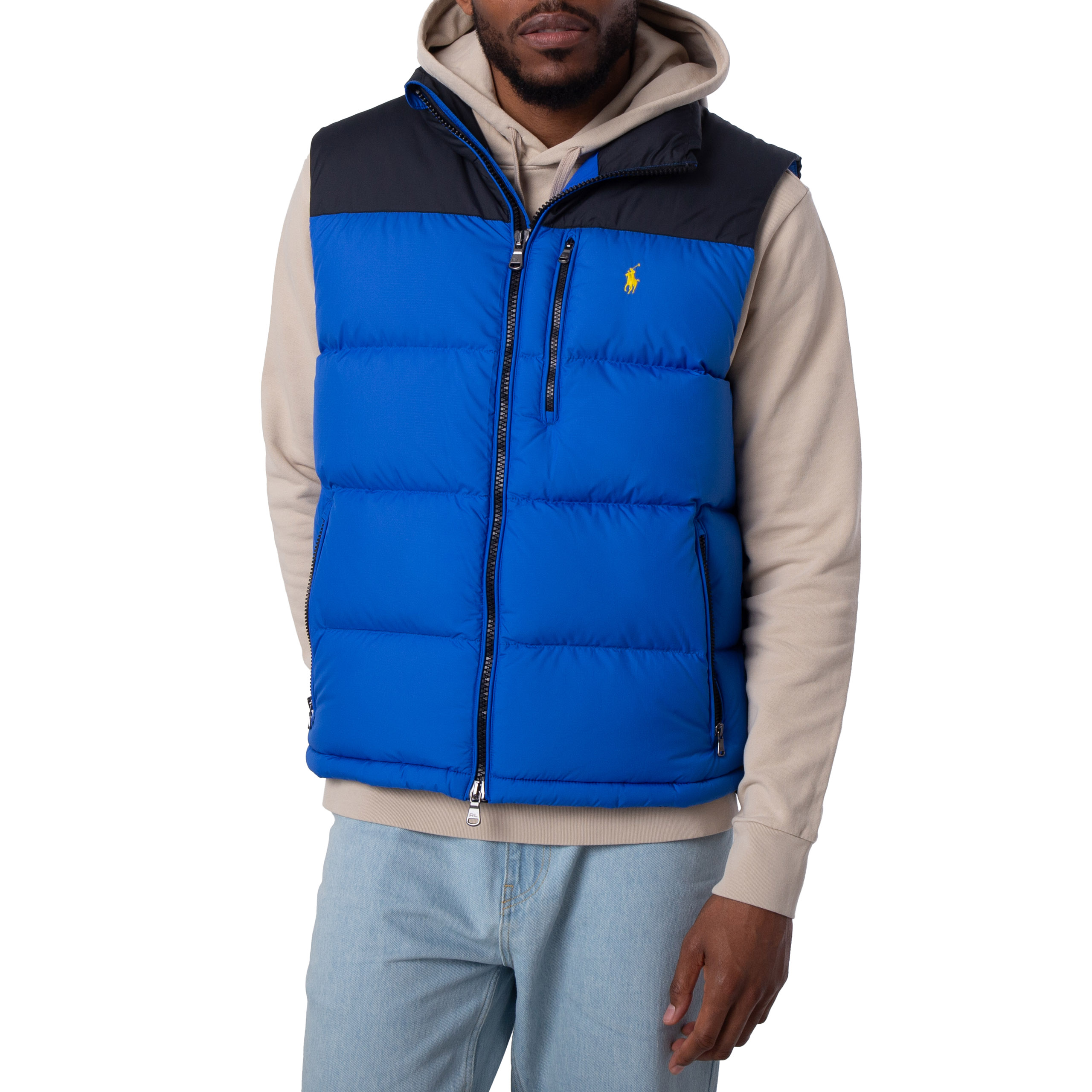 Polo Ralph Lauren Men's Gorham Color-Blocked Down Vest, Size Large