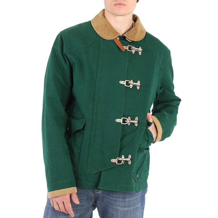 Polo Ralph Lauren Men's Green Cortland Contrastcollar Jacket, Size X
