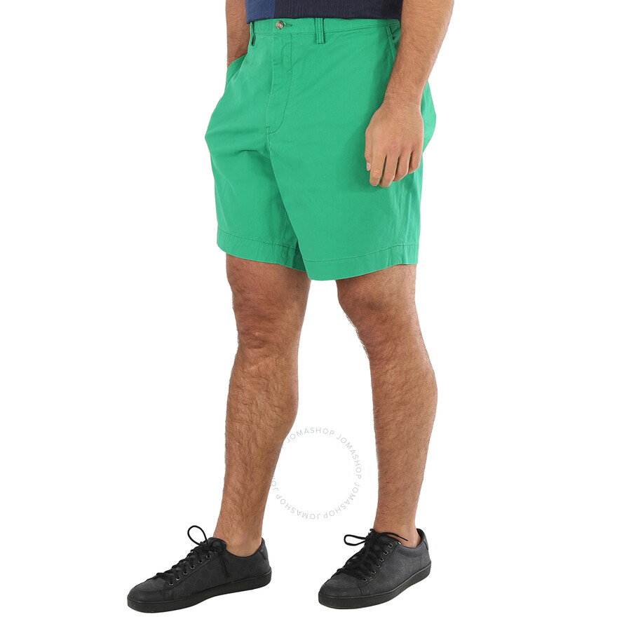 Polo Ralph Lauren Men's Green Straight-leg Chino Shorts In Green