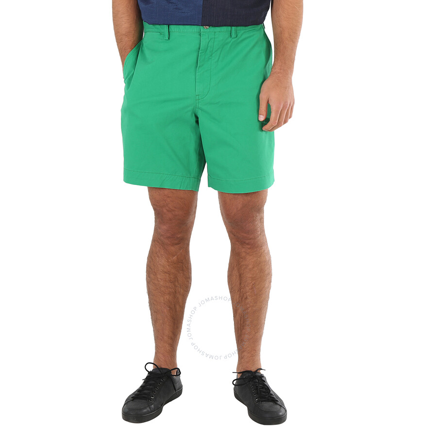 Polo Ralph Lauren Men's Green Straight-leg Chino Shorts In Green