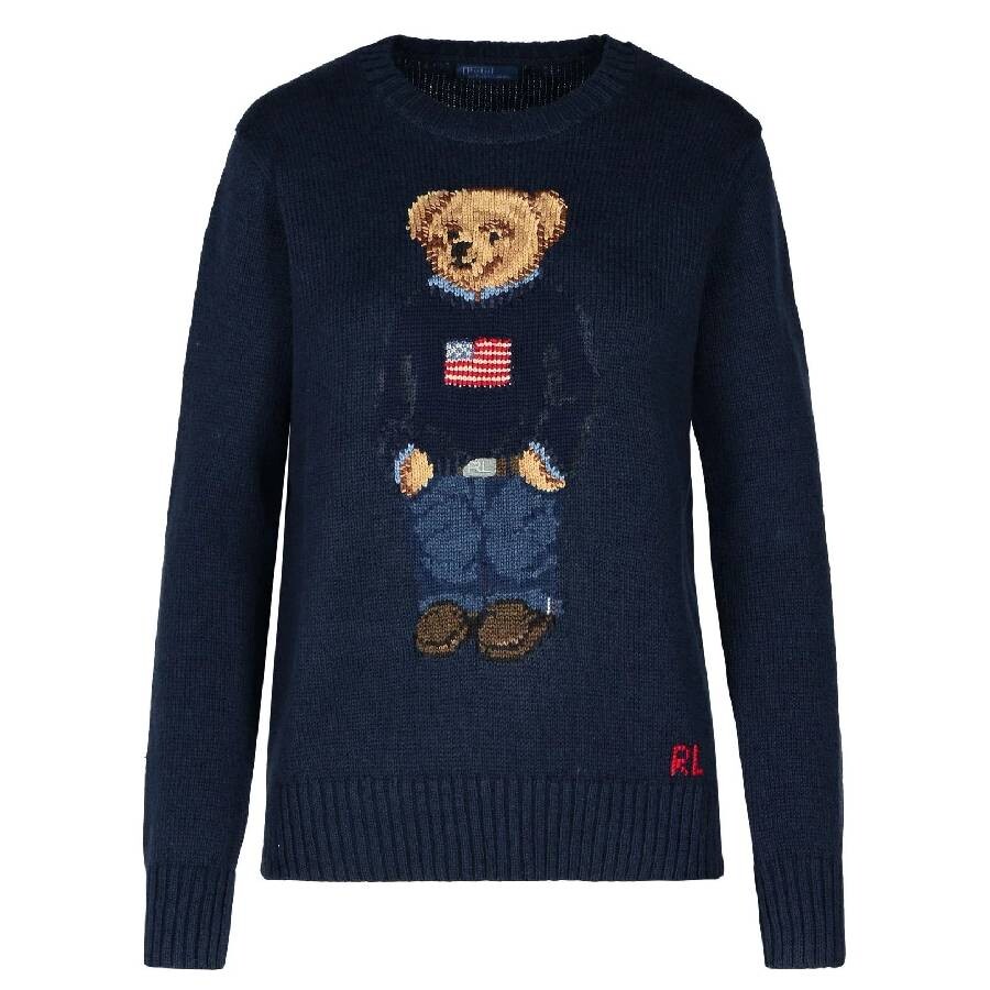 Polo Bear Long Sleeve Knitted Sweater