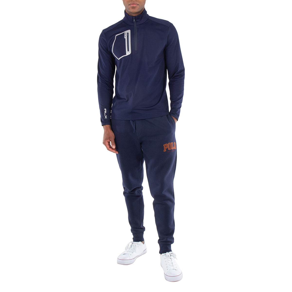 Polo Ralph Lauren Rlx Luxury Performance Zip Neck Golf Sweatshirt