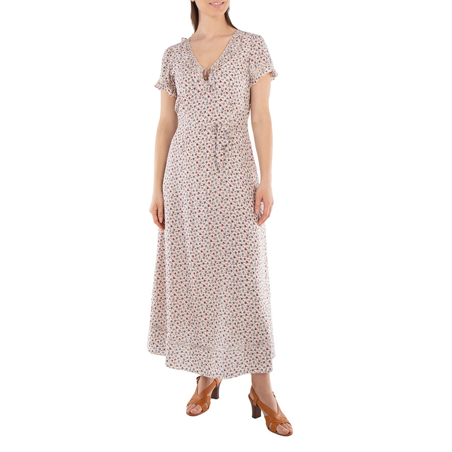 Polo Ralph Lauren Ruffle-Trim Floral Dress, Size 6