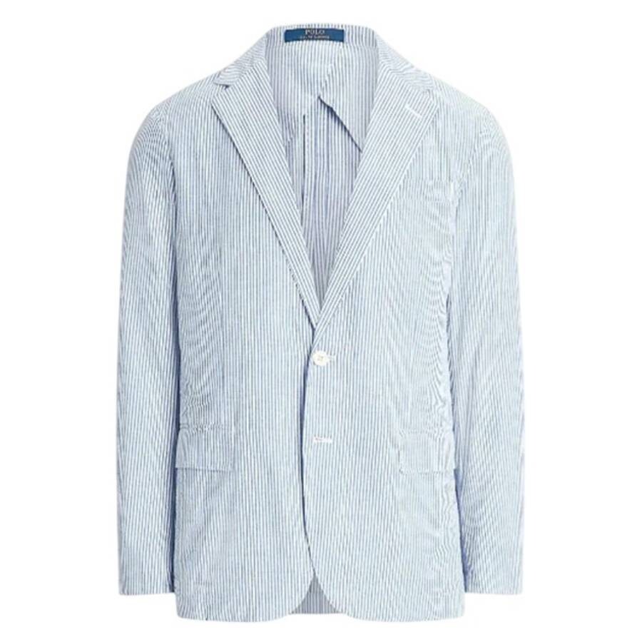 Seersucker Tailored Blazer