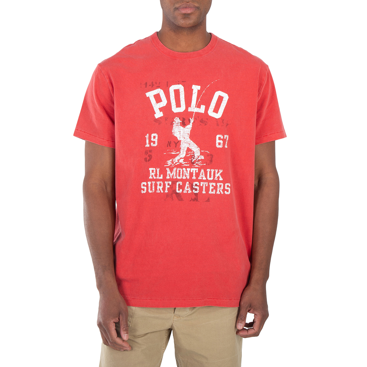Polo Ralph Lauren Short Sleeve Fisherman Graphic Print T Shirt 