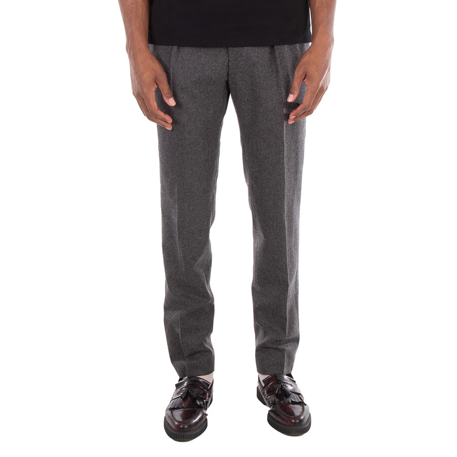 Slim Cut Wool Trousers