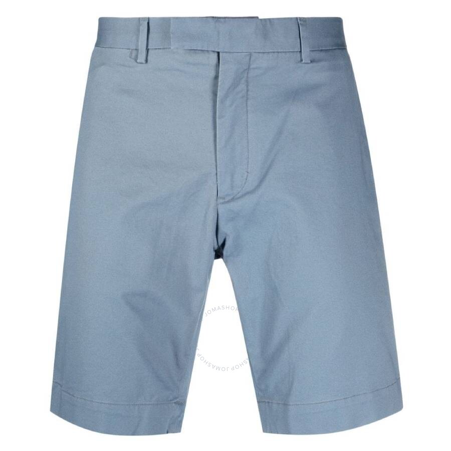 Polo Ralph Lauren Stretch Classic Fit 9 Inch Cotton Chino Shorts In Bay Blue