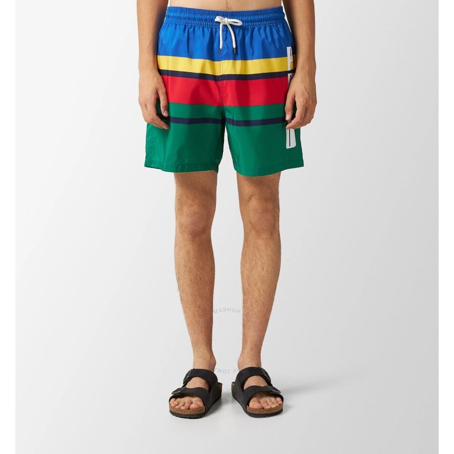 Polo Ralph Lauren Striped Traveler Swim Trunks