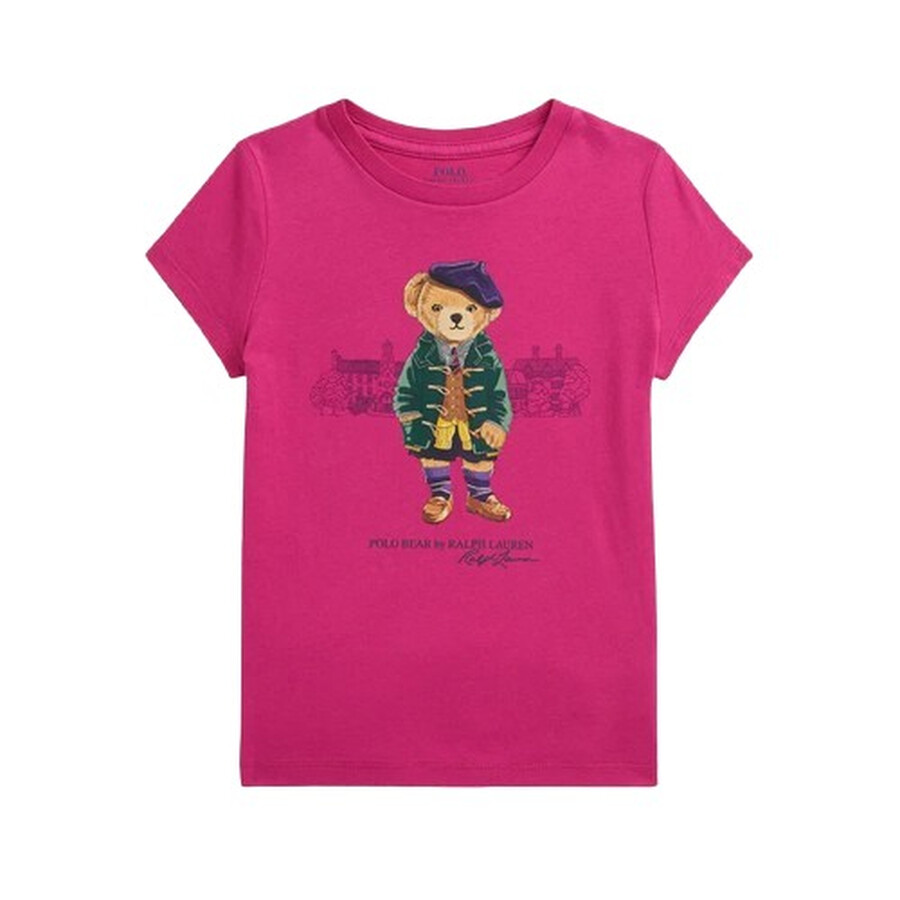 Kids Teddy Bear Print T-Shirt